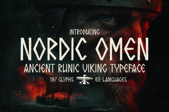 Nordic Omen Font